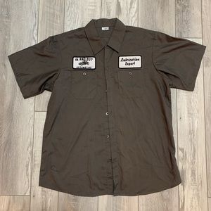 Gag Halloween Costume Auto shop shirt